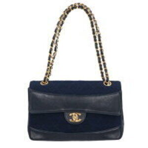 Chanel Lambskin Double Flap Chain Shoulder Bag